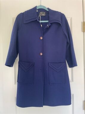 Rochelle Vintage Blazer in Deep Blue